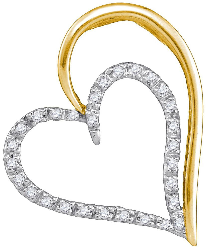 1-8CTW-Diamond HEART PENDANT