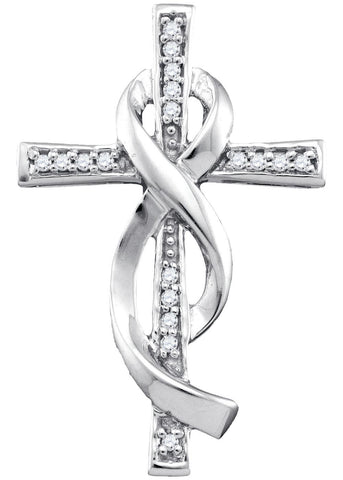 1-10CTW-Diamond CROSS PENDANT