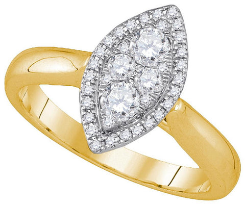 1-2CTW-Diamond BRIDAL RING