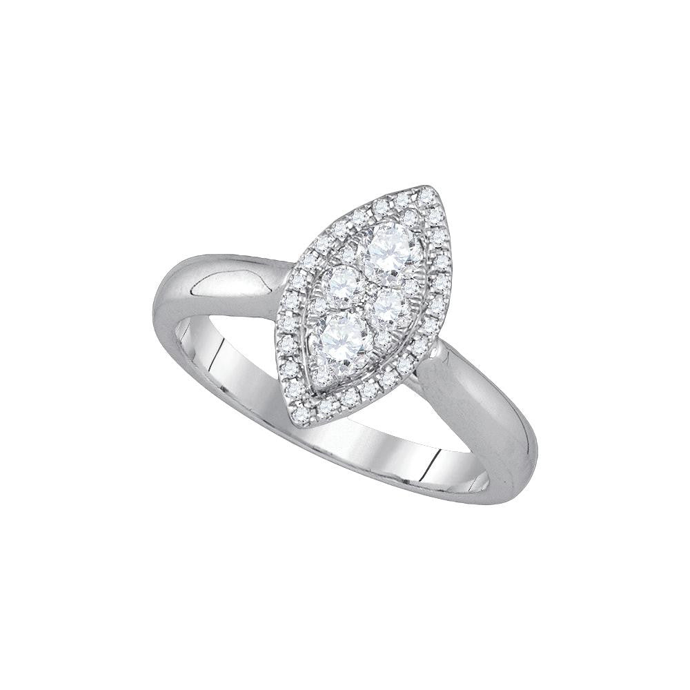 1-2CTW-Diamond BRIDAL RING