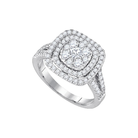 1 CTW-Diamond MONACO BRIDAL RING