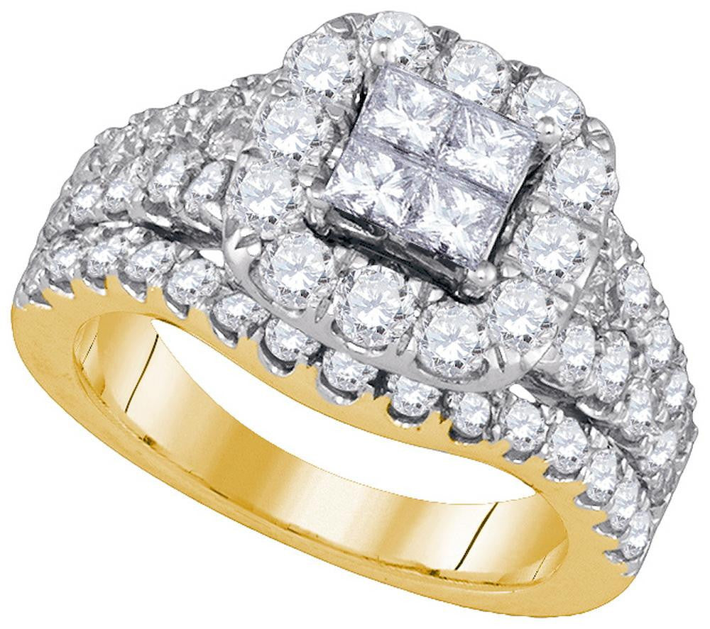 2  1-2CTW-Diamond INVISIBLE FASHION RING