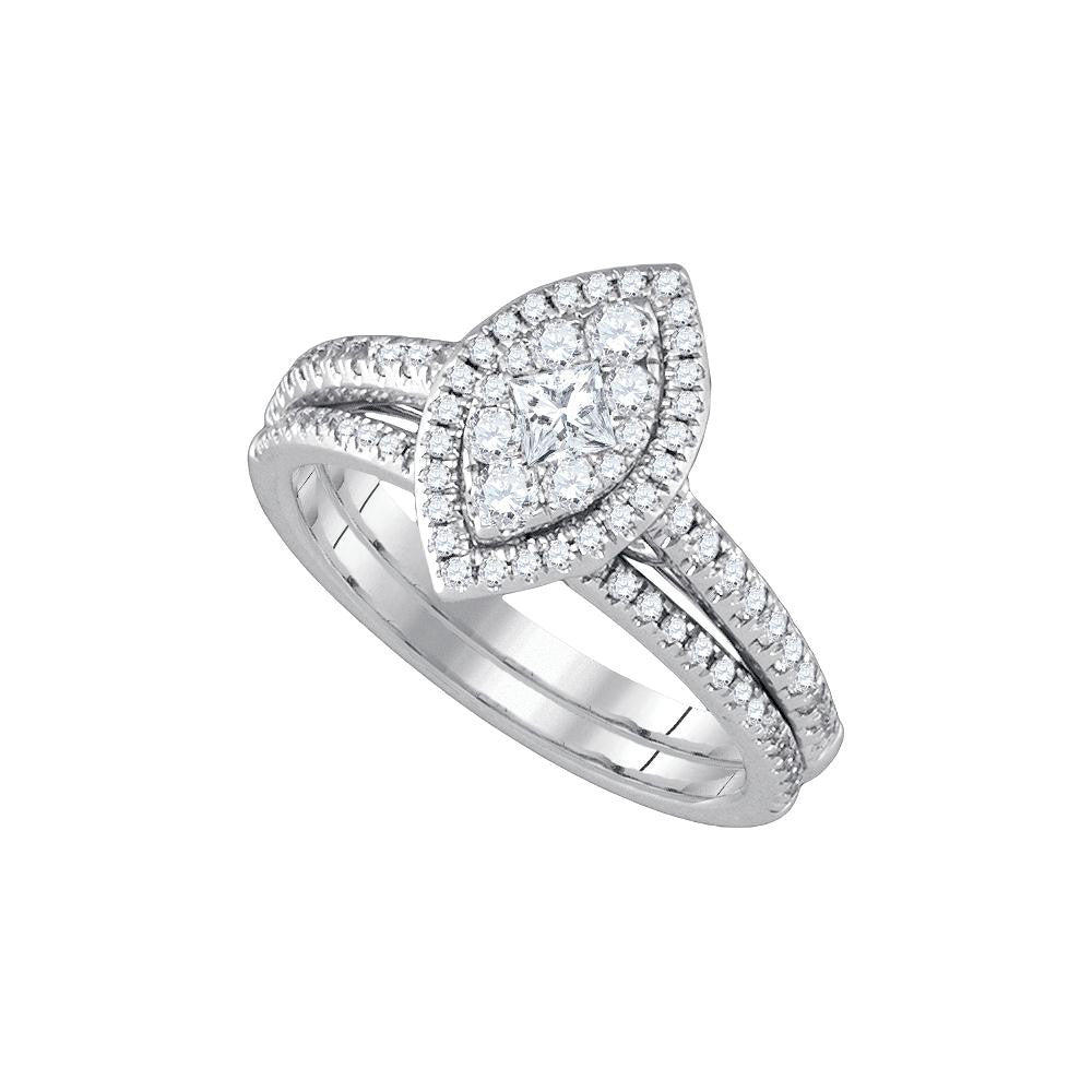 3-4CTW-Diamond MONACO BRIDAL SET