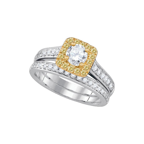 1 CTW-Diamond 3-8CT-CRD BRIDAL SET