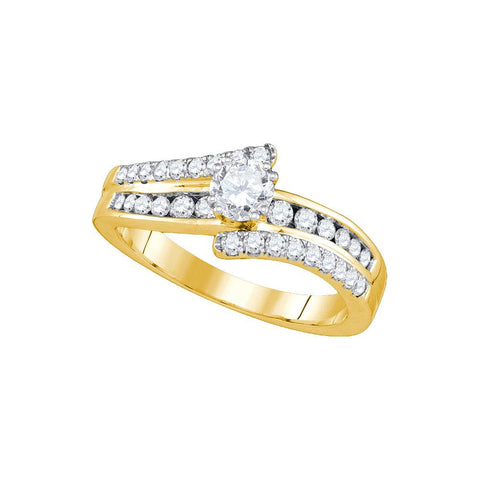 7-8CTW-Diamond 1-3CTW-CRD BRIDAL RING