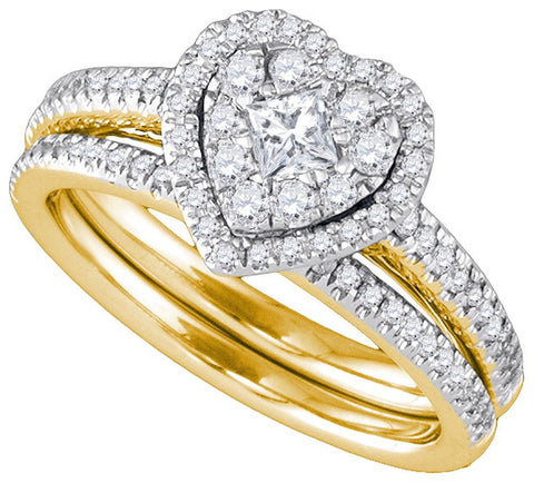 3-4CTW-Diamond MONACO BRIDAL SET