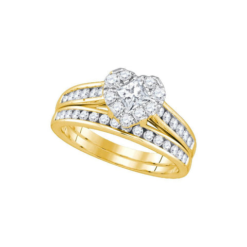 1 CTW-Diamond 1-4CT-CPR MONACO BRIDAL SET