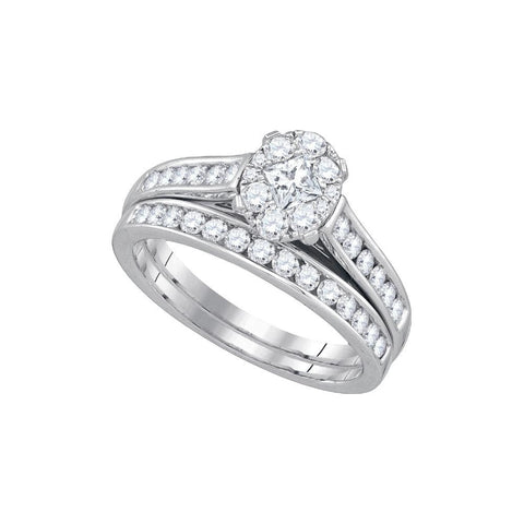 1 CTW-Diamond MONACO 1-5CT-CPR BRIDAL SET