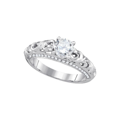 1 CTW-Diamond 3-4CTW-CRD BRIDAL RING