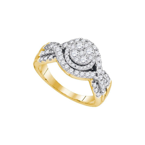 1 CTW-Diamond FASHION BRIDAL RING