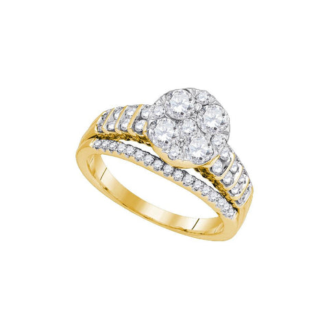 1 1-2CTW-Diamond FASHION BRIDAL RING