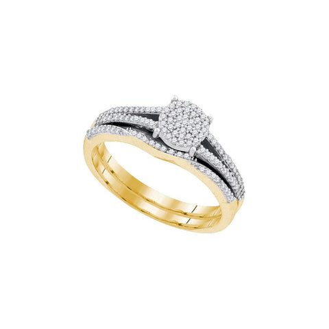 1-3CTW-Diamond MICRO-PAVE BRIDAL SET