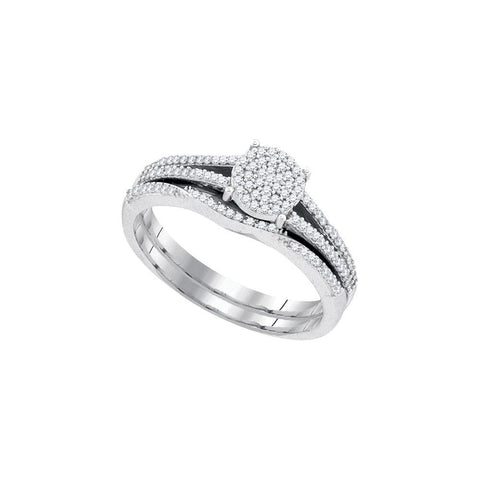 1-3CTW-Diamond MICRO-PAVE BRIDAL SET