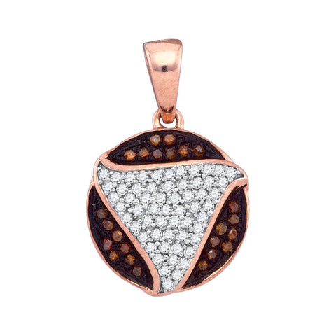 1-6CTW-Diamond MICRO-PAVE RED PENDANT