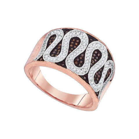 3-8CTW-Diamond MICRO-PAVE RED RING