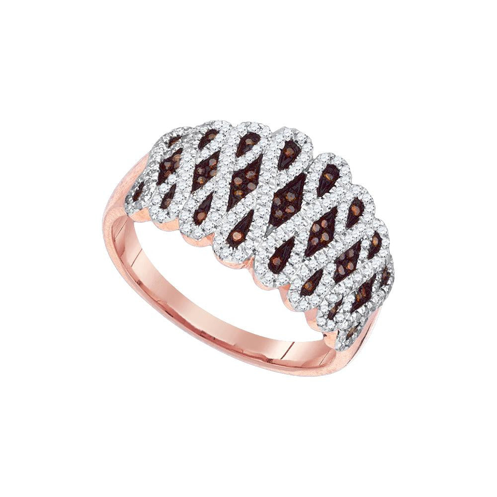 1-2CTW-Diamond MICRO-PAVE RED RING