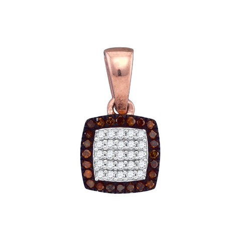 1-8CTW-Diamond RED MICRO-PAVE PENDANT