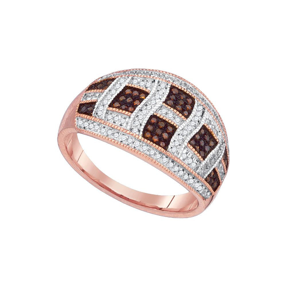 1-2CTW-Diamond MICRO-PAVE RED RING