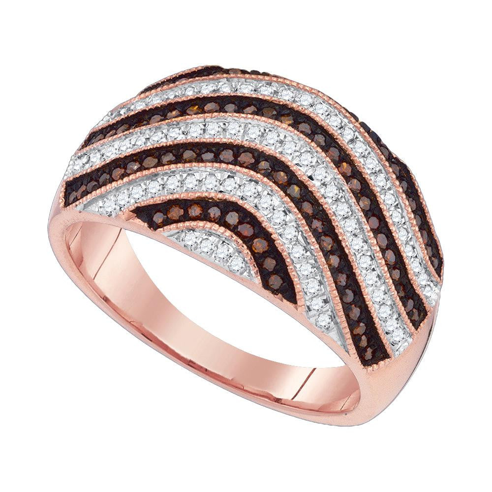 1-2CTW-Diamond MICRO-PAVE RED RING