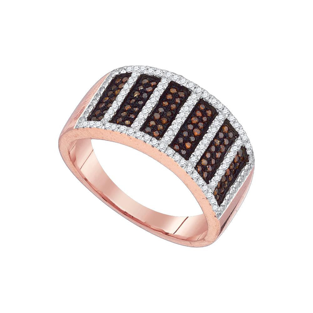 1-2CTW-Diamond MICRO-PAVE RED RING