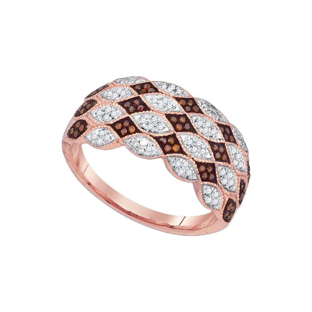 1-3CTW-Diamond MICRO-PAVE RED RING