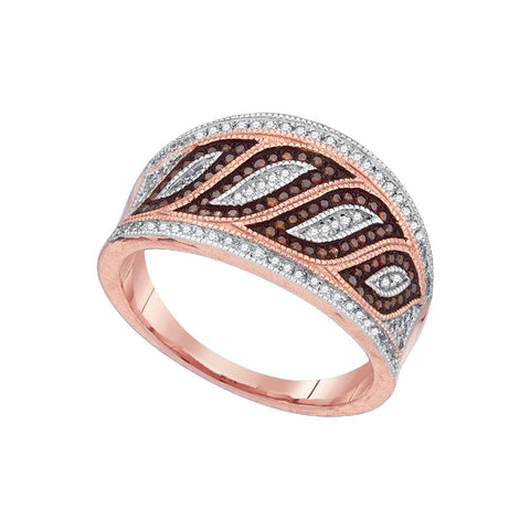 3-8CTW-Diamond RED MICRO-PAVE RING