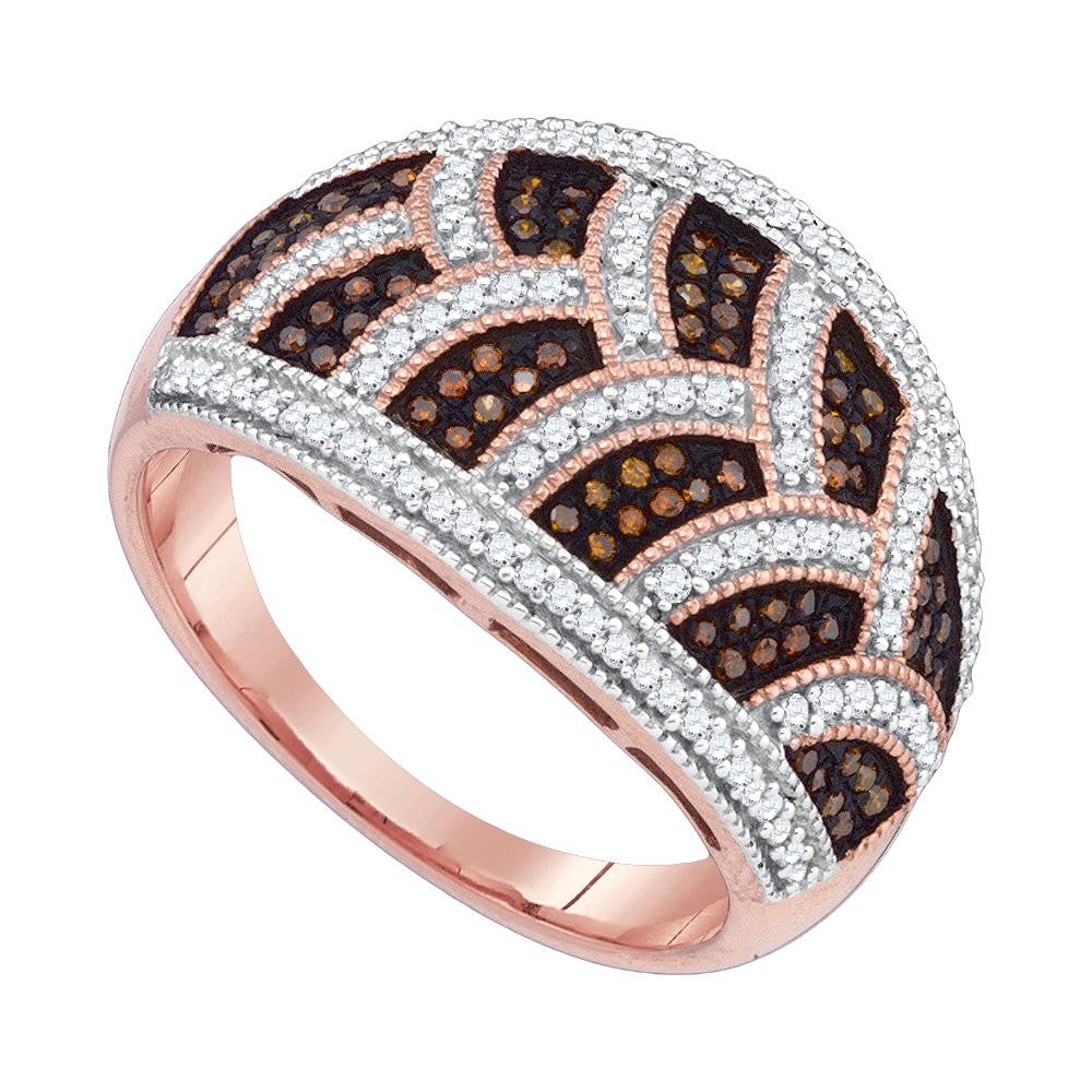 1-2CTW-Diamond MICRO-PAVE RED RING