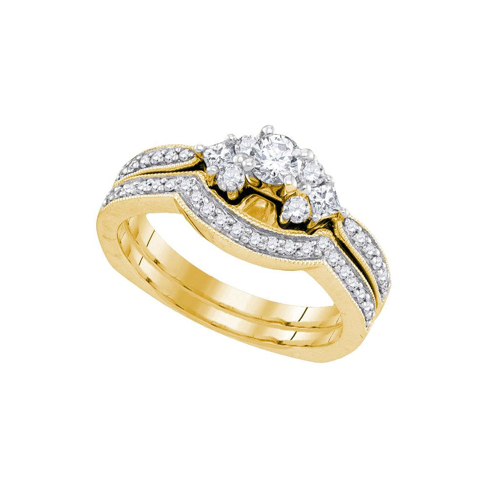 5-8CTW-Diamond 1-5CT-CRD BRIDAL SET