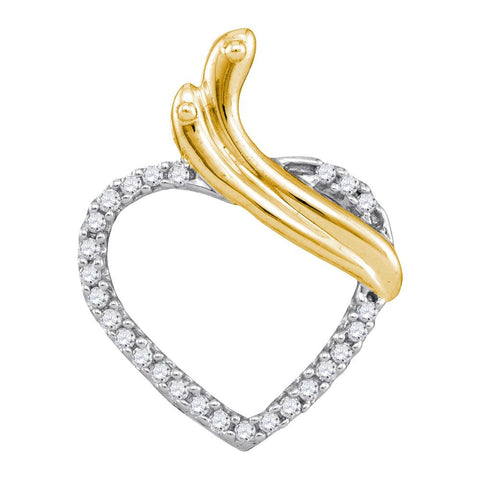 1-10CTW-Diamond HEART PENDANT