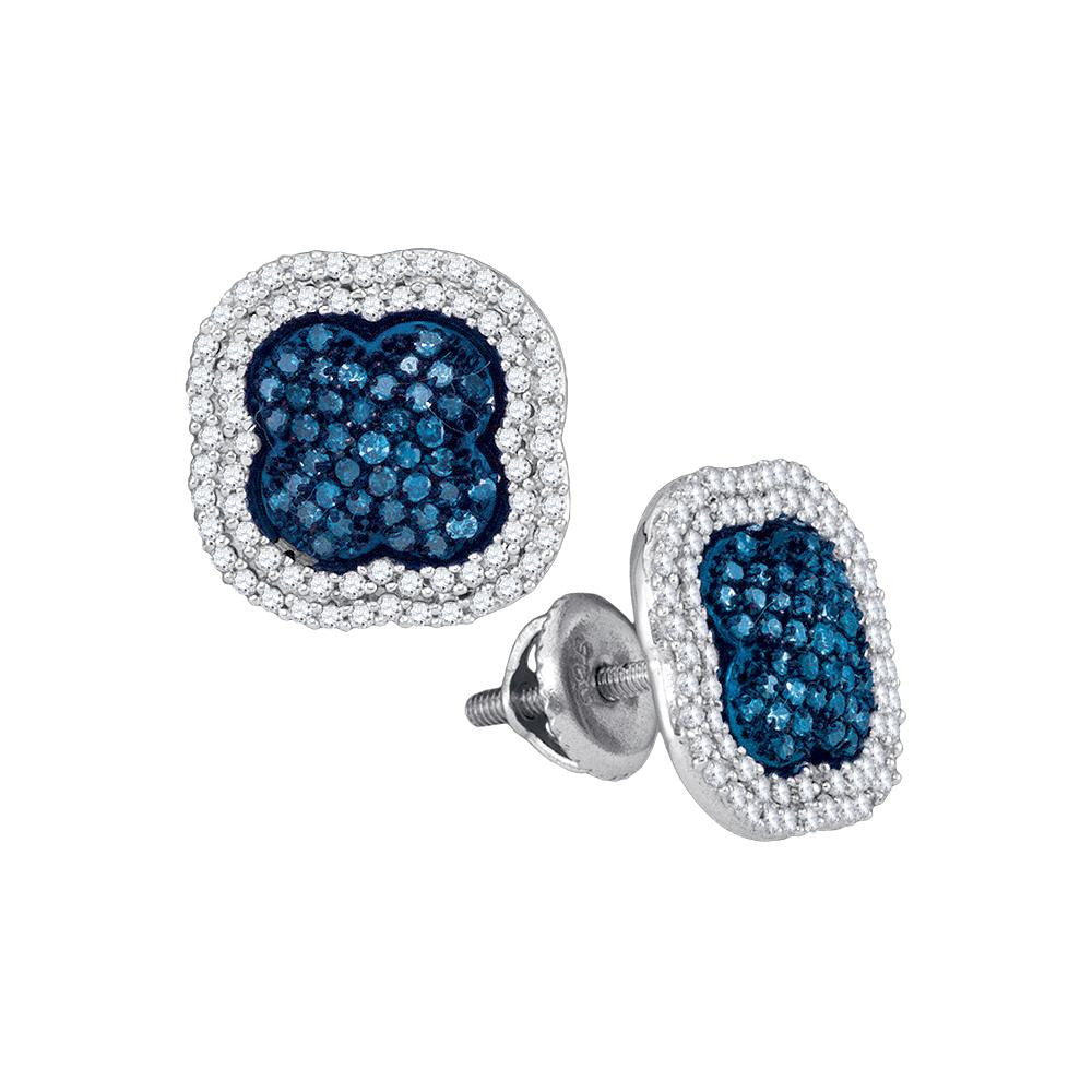 3-4CTW-Diamond MICRO-PAVE EARRING