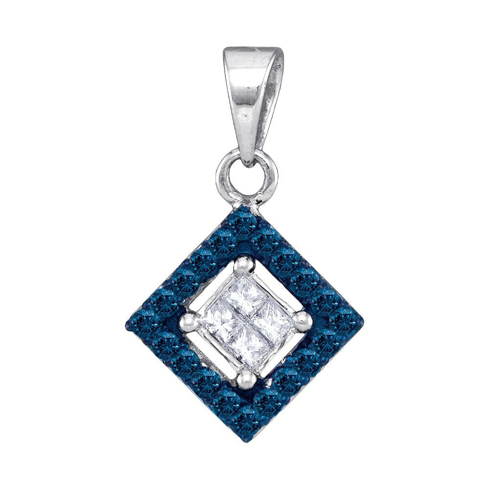 1-3CTW-Diamond MICRO-PAVE PENDANT