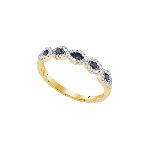 1-3CTW-Diamond FASHION BLACK RING