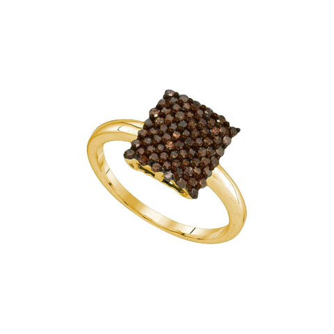 1-2CTW-Diamond BROWN  RING