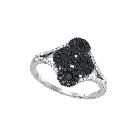 3-4CTW-Diamond FASHION BLACK RING