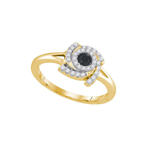 1-3CTW-Diamond FASHION BLACK RING