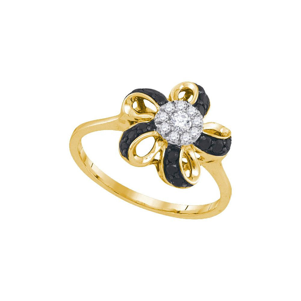 1-3CTW-Diamond FASHION BLACK RING