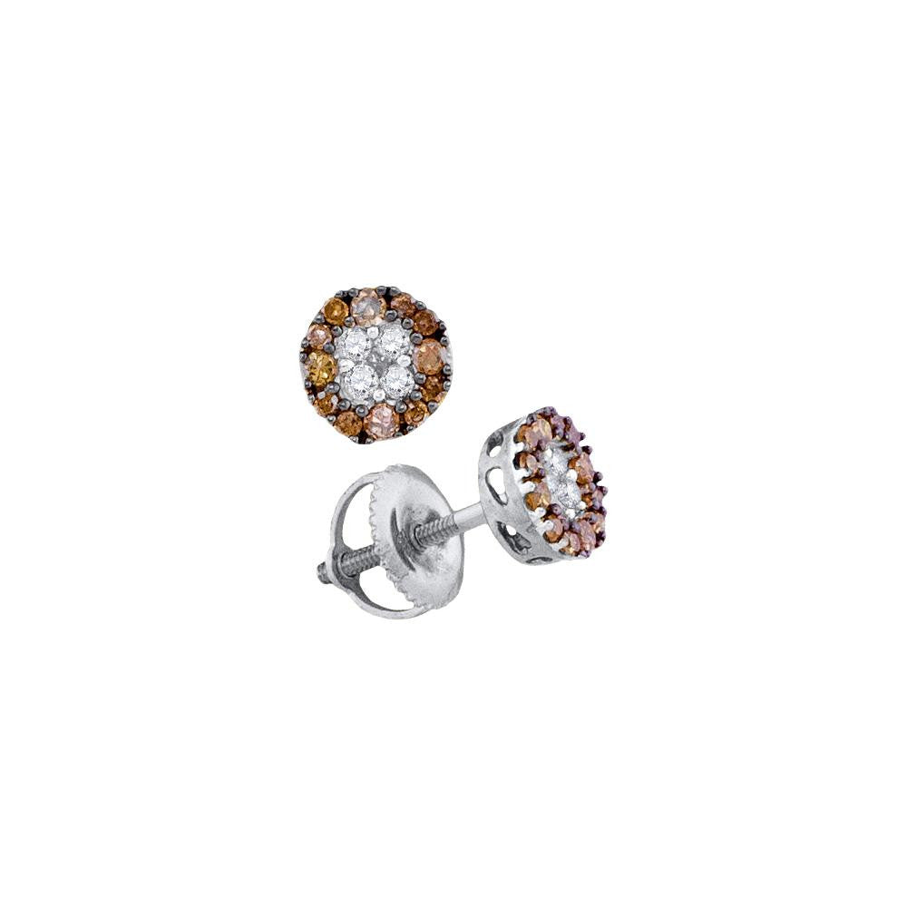 1-3CT-Diamond BROWN  EARRING