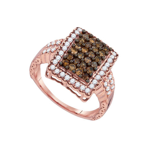 1 CTW-Diamond FASHION BROWN RING