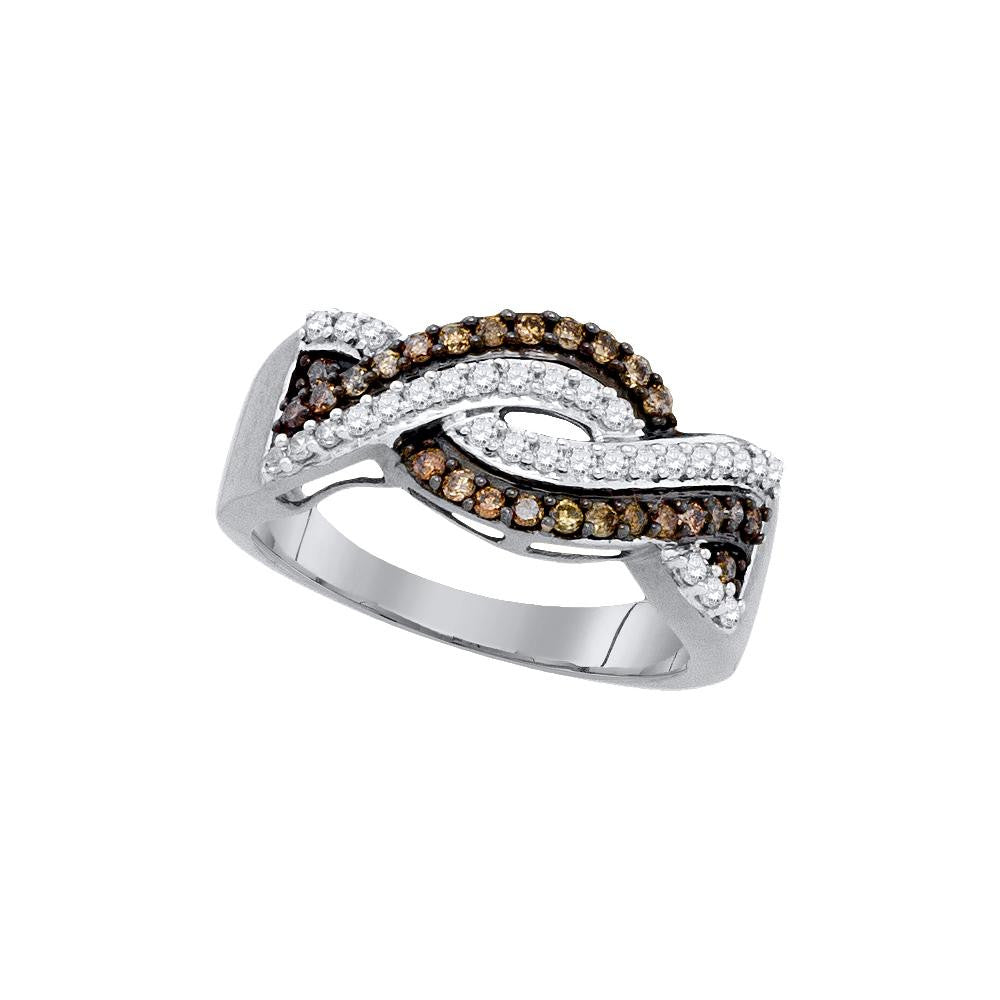 1-2CTW-Diamond FASHION BROWN RING