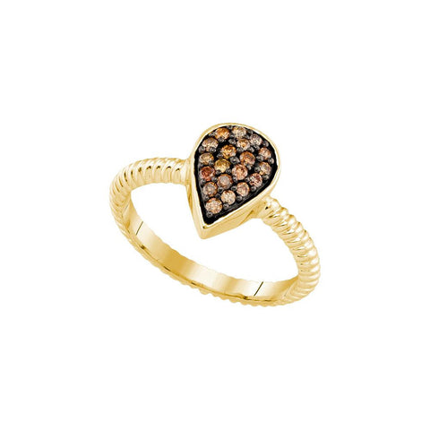 1-5CTW-Diamond BROWN  RING