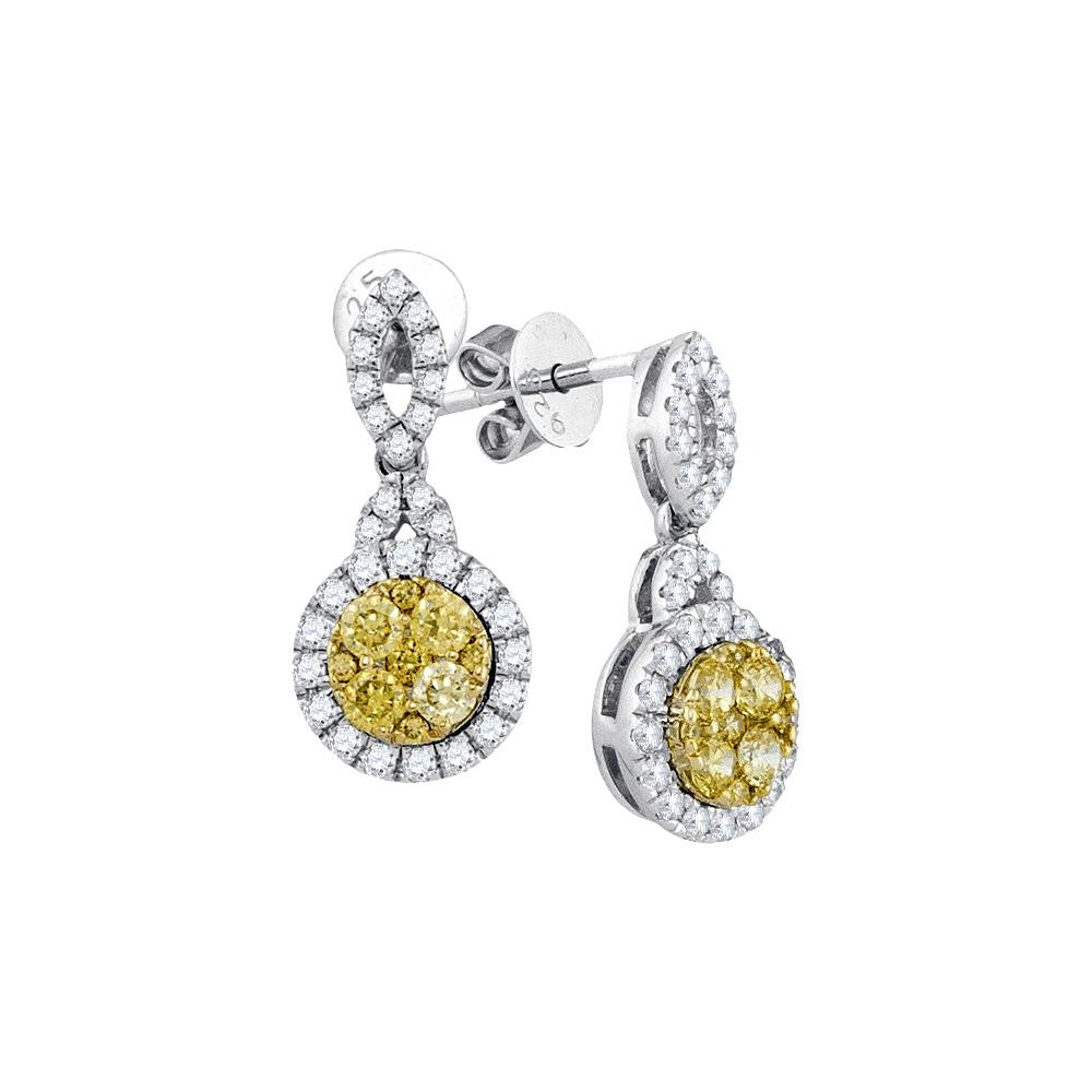 7-8CTW-Diamond FASHION YELLOW EARRINGS