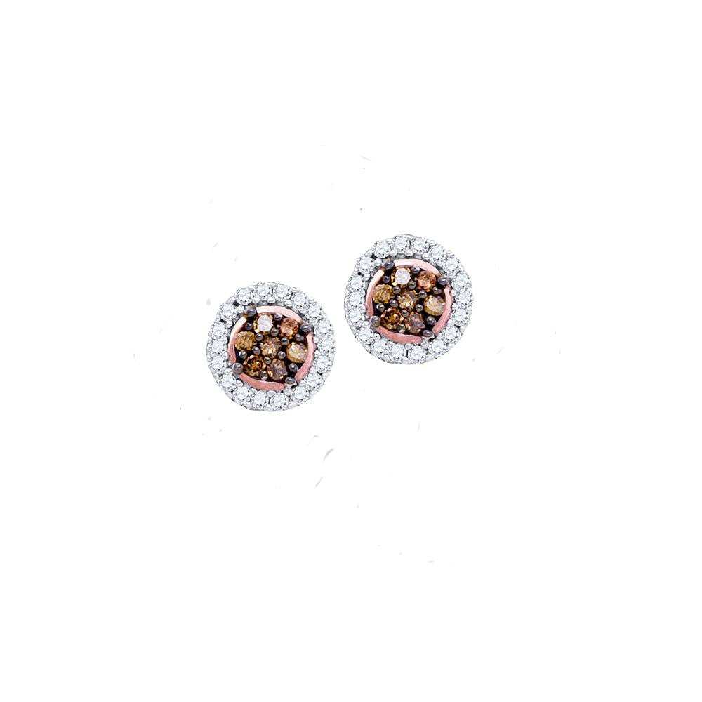 1-4CTW-Diamond FASHION BROWN EARRINGS