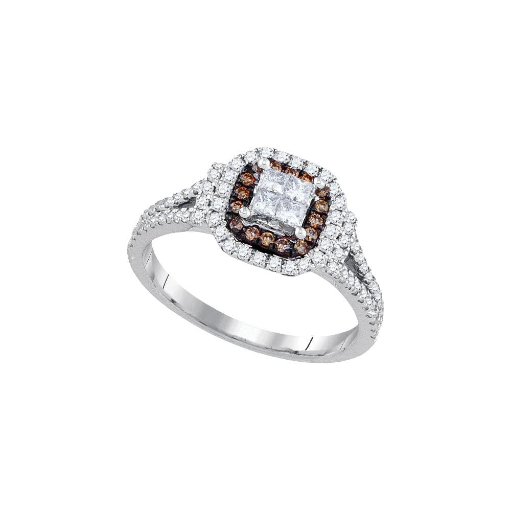 5-8CTW-Diamond INVISIBLE BRIDAL RING