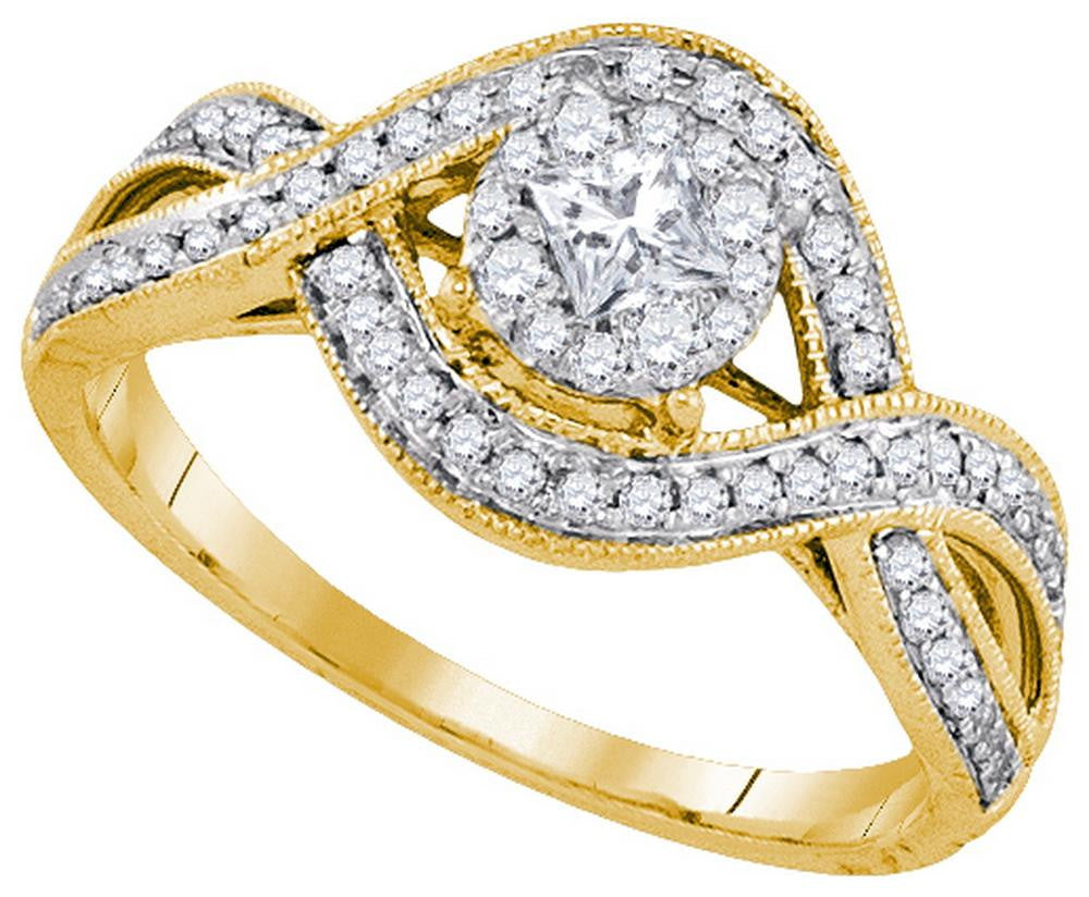 1-2CTW-Diamond FASHION BRIDAL RING