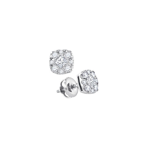 1-2CTW-Diamond FASHION EARRINGS