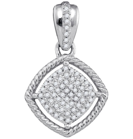 1-6CTW-Diamond MICRO-PAVE PENDANT