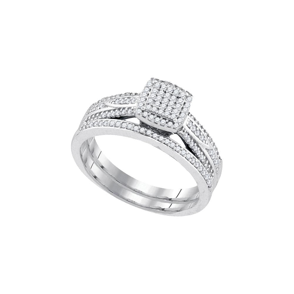 1-3CTW-Diamond MIRO-PAVE BRIDAL SET