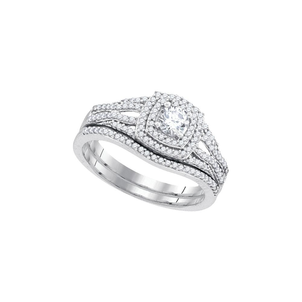 5-8CT-Diamond 1-4CT-CRD BRIDAL SET