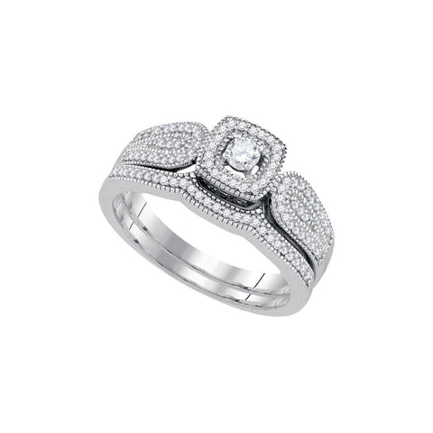 1-3CT-Diamond 1-10CT-CRD BRIDAL SET