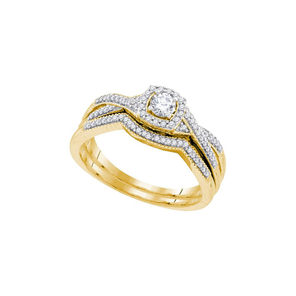 1-3CT-Diamond 1-6CT-CRD BRIDAL SET